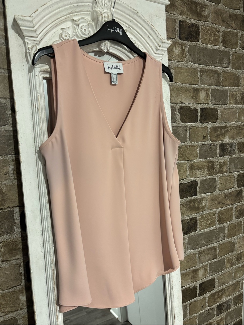 Joseph Ribkoff Rose Blush V-Neck Sleeveless Camisole